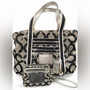 COACH POPPY Tote & Wallet